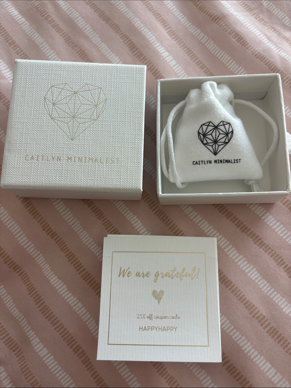 Caitlyn Minimalist Gold Ring set - Picture 5 of 5